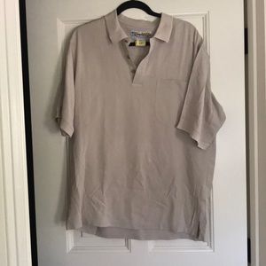 Men’s silk golf shirt